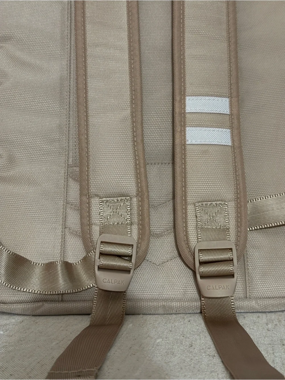 CALPAK Glenroe Nude Blush Laptop Travel Backpack